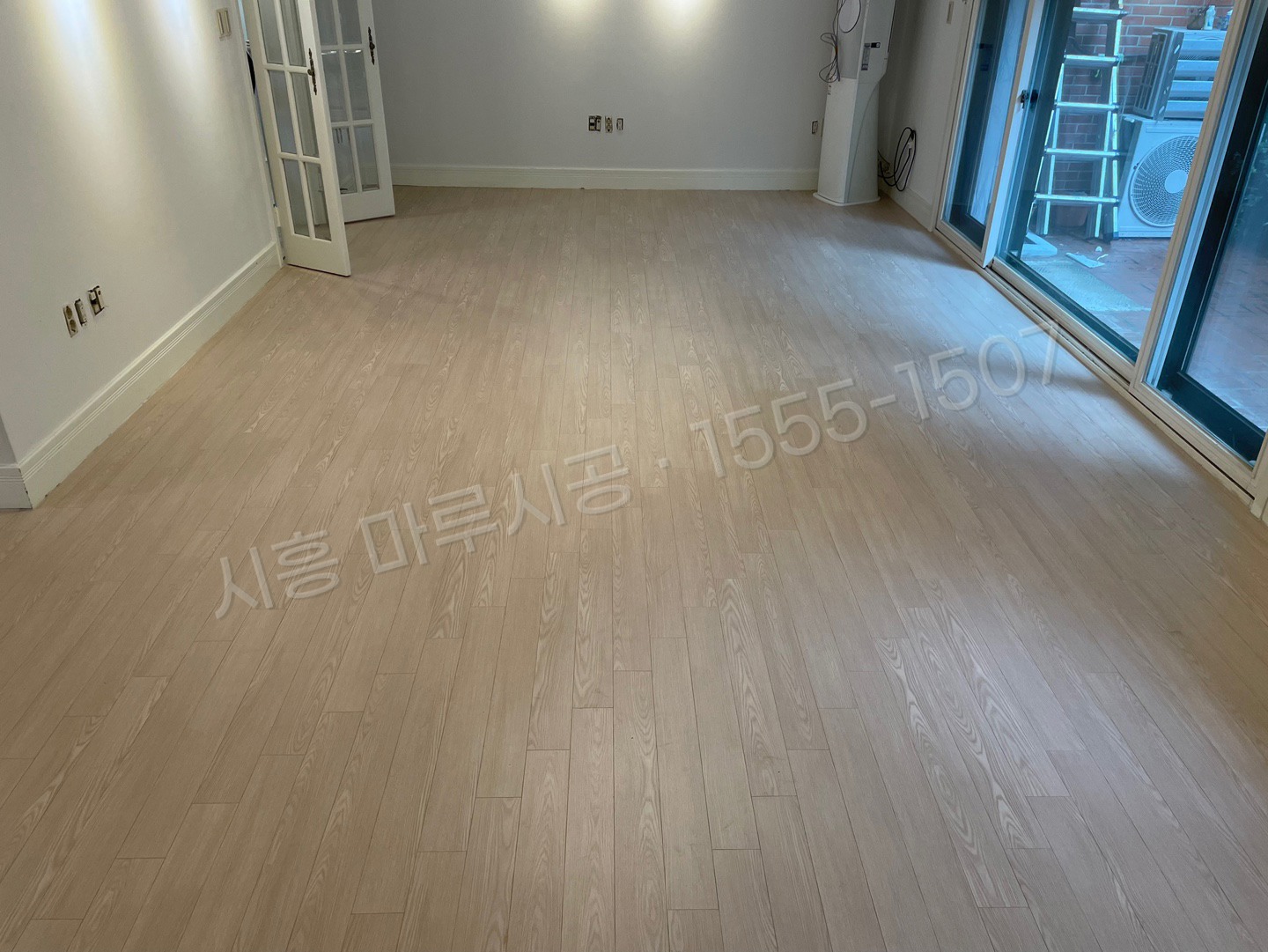 시흥 과림동 강마루 동화 나투스진 퓨어아이보리 단독주택 바닥공사 마루시공업체 시공 후